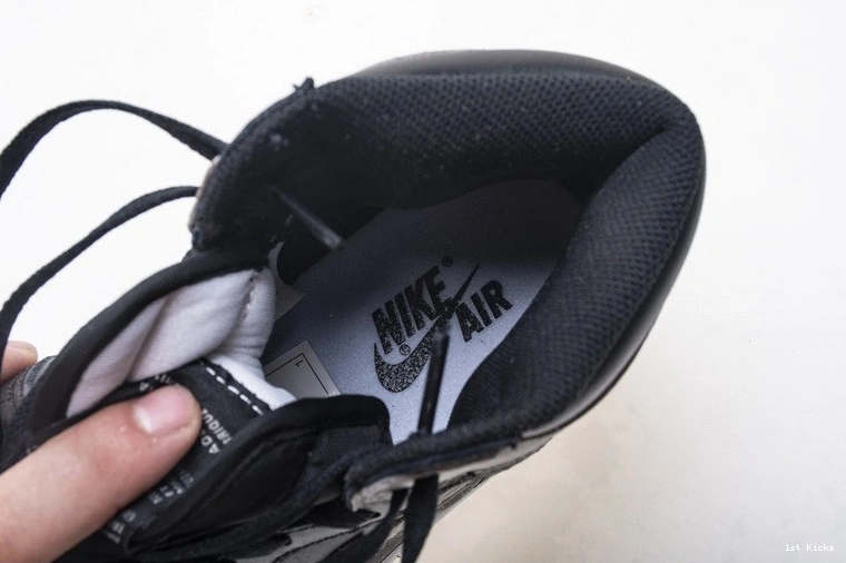 High OG Black Jordan Gray Retro Shadow 555088-013  1 Air 0324